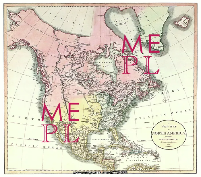  : Map of North America 1811