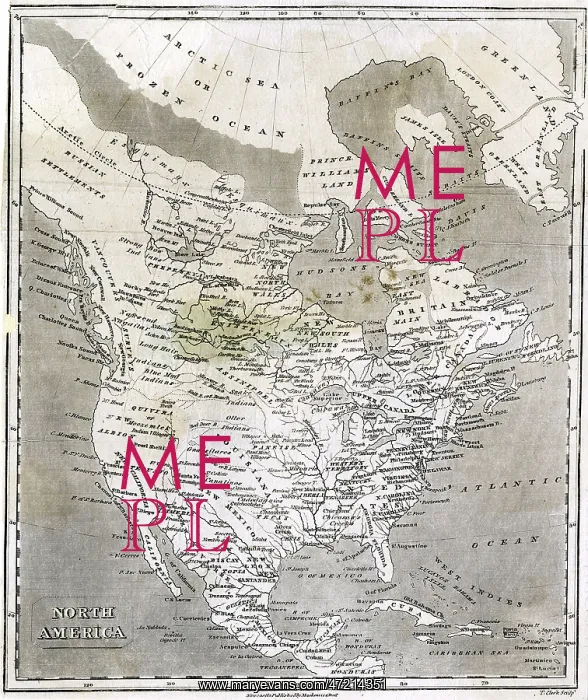 : MAP / NORTH AMERICA C1800 : MAP / NORTH AMERICA C1800
