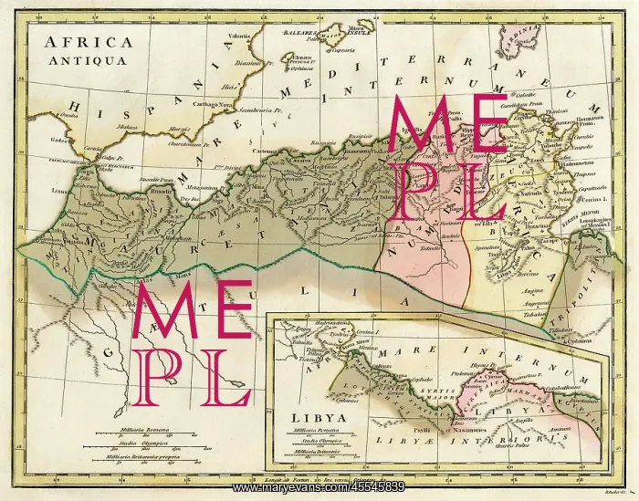  : Map of Northern Africa