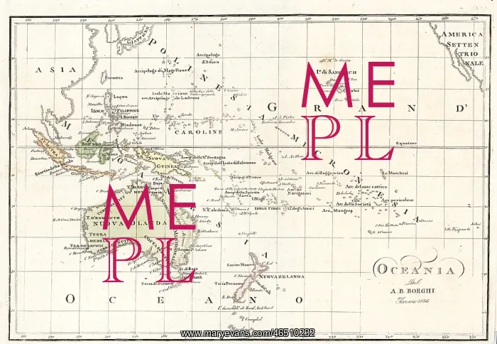 : Map of Oceania and the southern Pacific by : Map of Oceania and the southern Pacific by