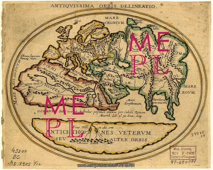 : Map of the Old World : Map of the Old World