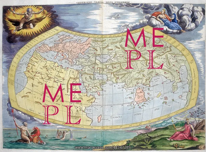  : Map of the Old World according to Ptolemy, 2nd century