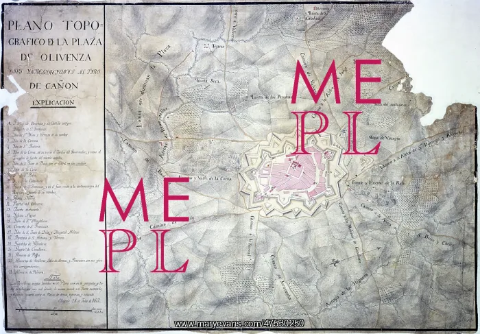  : Map of Olivenza