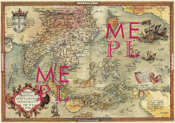  : Map of the Pacific 1570