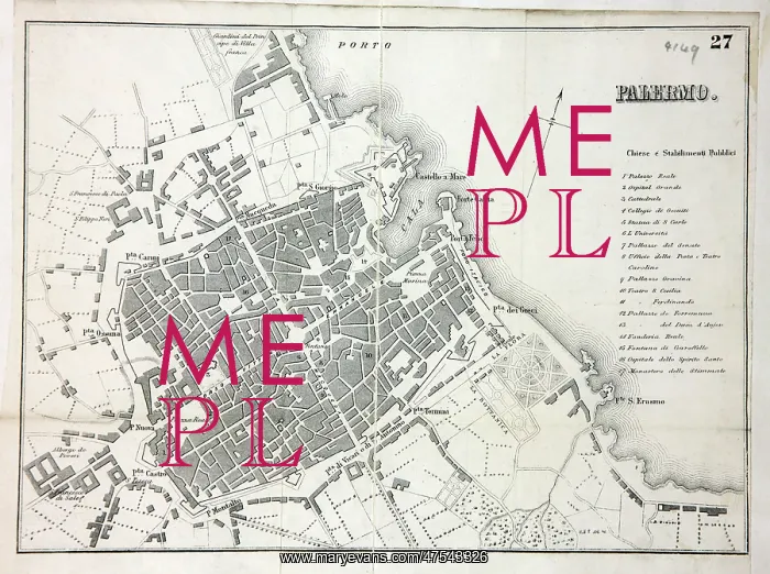 : Map of Palermo