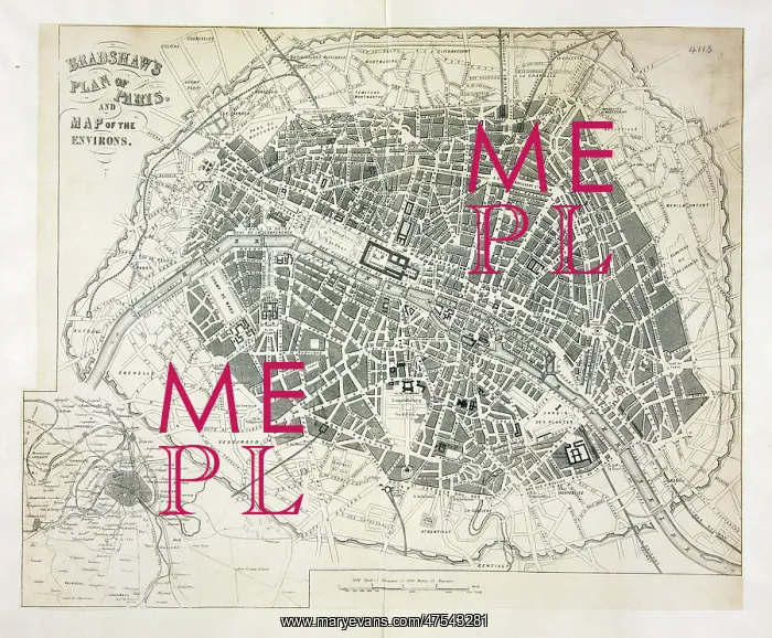  : Map of Paris