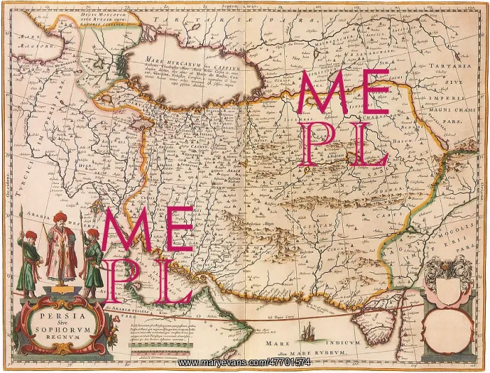  : Map of Persia 1645