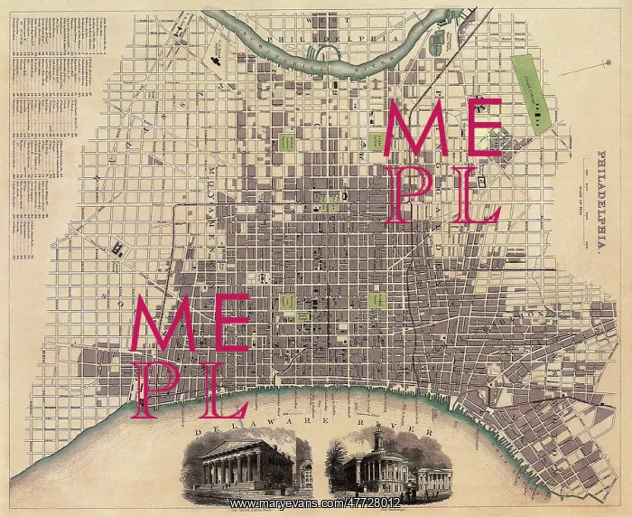  : Map of Philadelphia 1840