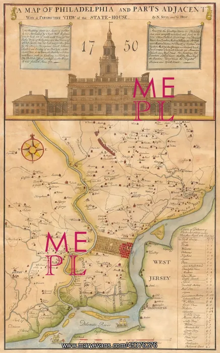 : Map of Philadelphia, and Parts Adjacent, With : Map of Philadelphia, and Parts Adjacent, With
