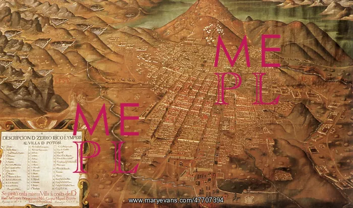  : Map of Potosi, Peru 1758