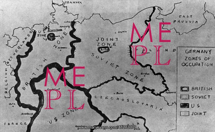 : Map proposal for the zone division of Germany in 1945 : Map proposal for the zone division of Germany in 1945