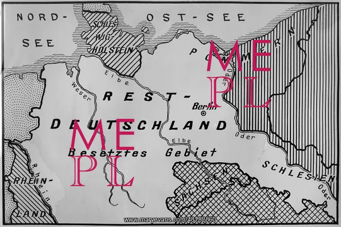 : Map of Restdeutschland (rump Germany), 1939 : Map of Restdeutschland (rump Germany), 1939