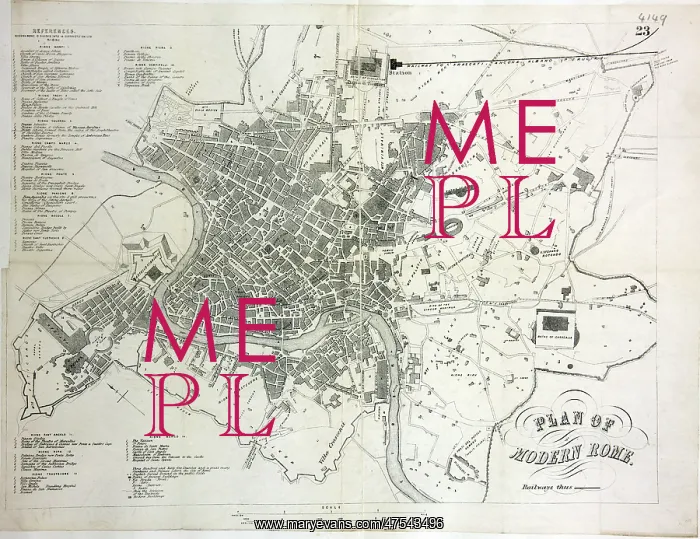  : Map of Rome