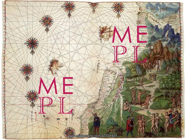 : Map of SE South America 1547 : Map of SE South America 1547