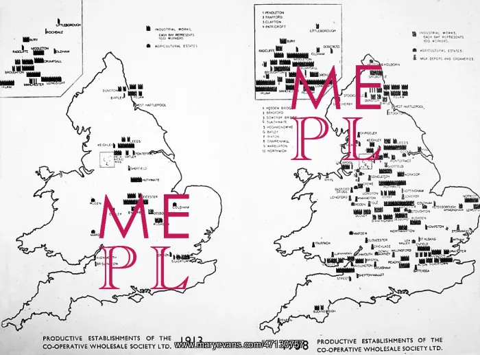 : Map showing the growth of CWS production locations : Map showing the growth of CWS production locations
