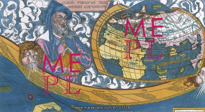 : Map showing Ptolemy 1507 : Map showing Ptolemy 1507