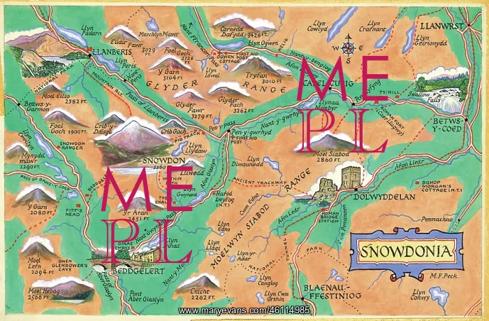  : Map - Snowdonia