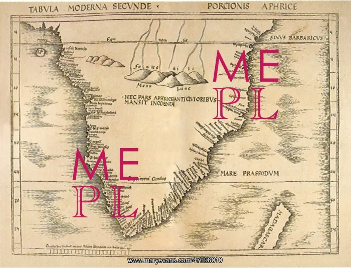  : Map of South Africa 1513