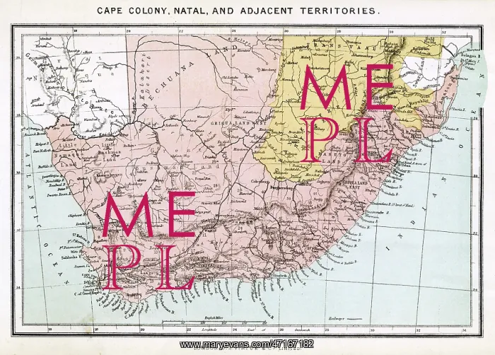  : Map of Southern Africa