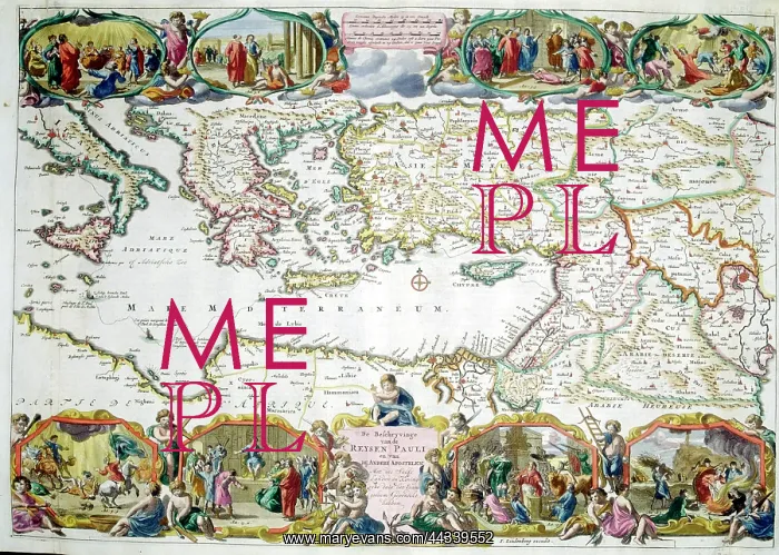  : Map of St Paul's Journeys