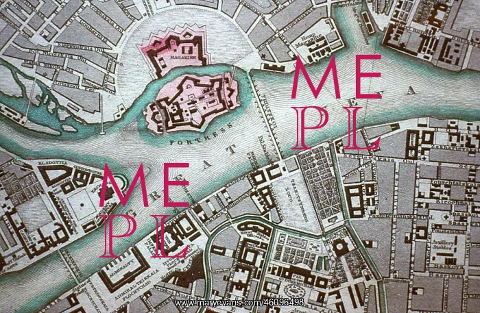 : Map of St Petersburg, Russia : Map of St Petersburg, Russia
