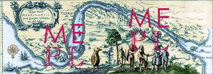 : Map of the Strait of Magellan, 1619 : Map of the Strait of Magellan, 1619