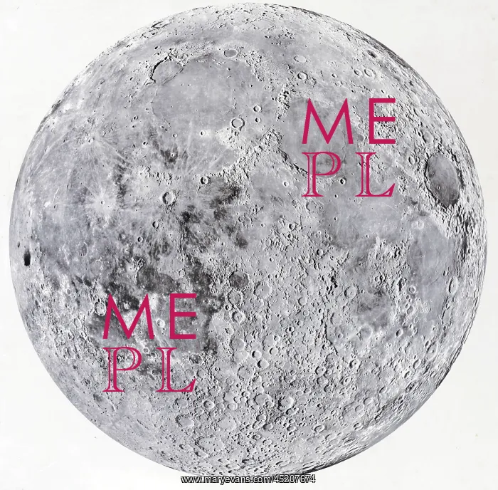 : Map of the surface of Earth's Moon from ? : Map of the surface of Earth's Moon from ?