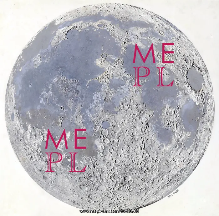: Map of the surface of Earth's Moon at the ? : Map of the surface of Earth's Moon at the ?