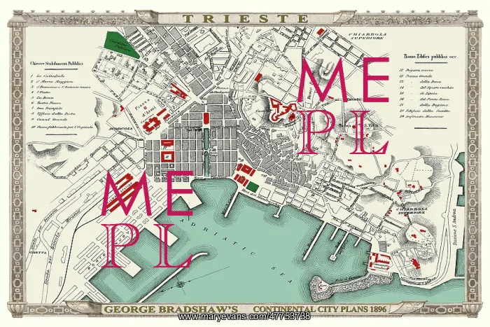 : Map of Trieste : Map of Trieste
