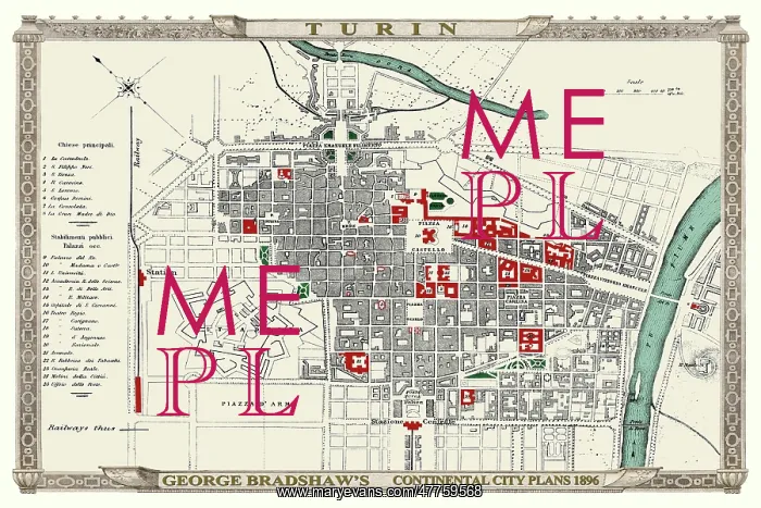  : Map of Turin