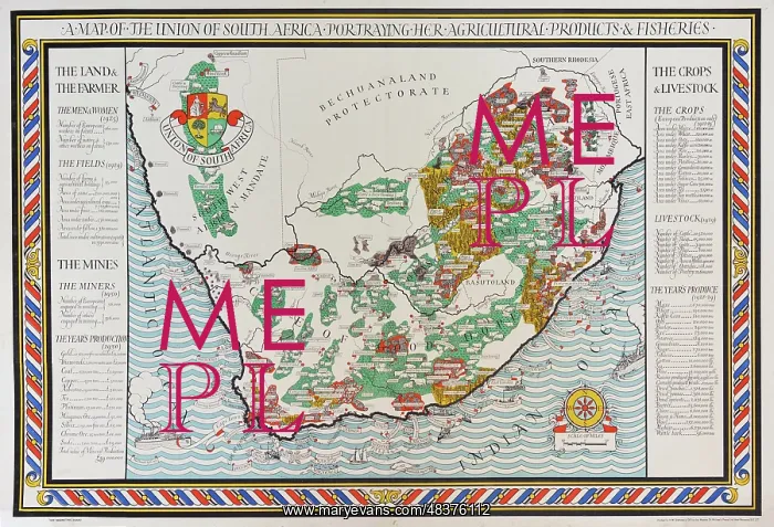 : A Map of the Union of South Africa : A Map of the Union of South Africa