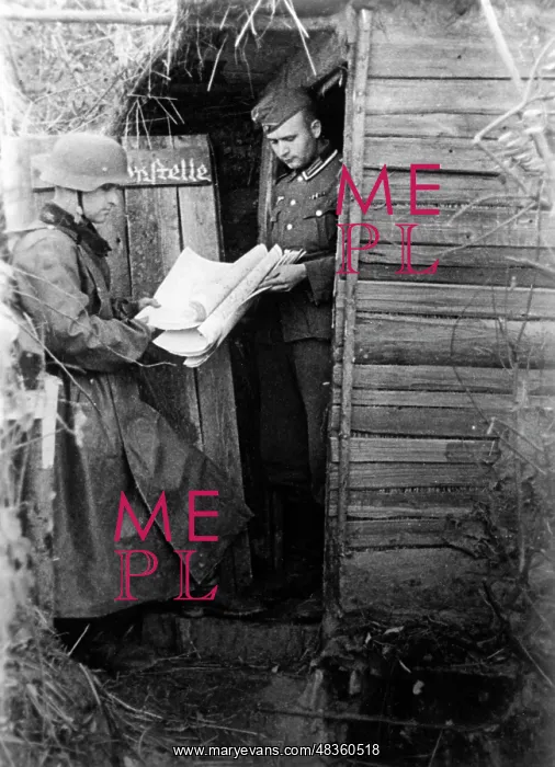 : Map unit of a Wehrmacht on the eastern front, 1941 : Map unit of a Wehrmacht on the eastern front, 1941