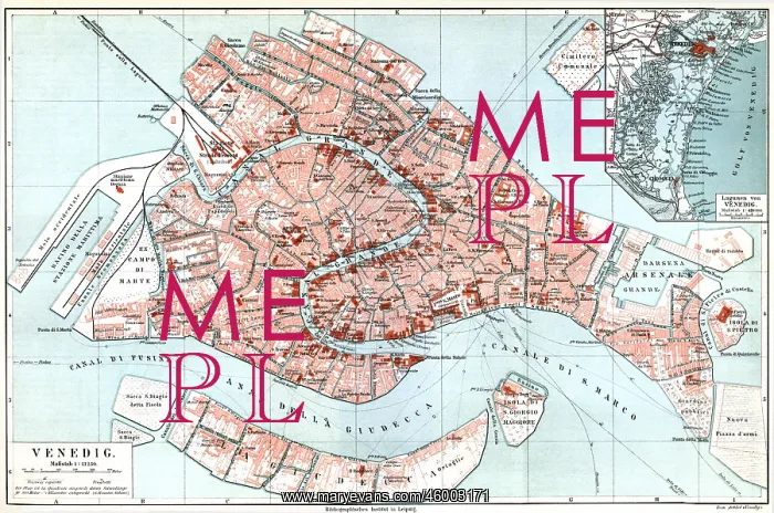 : Map of Venice : Map of Venice