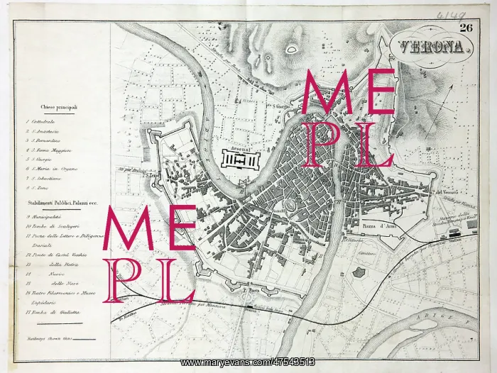  : Map of Verona