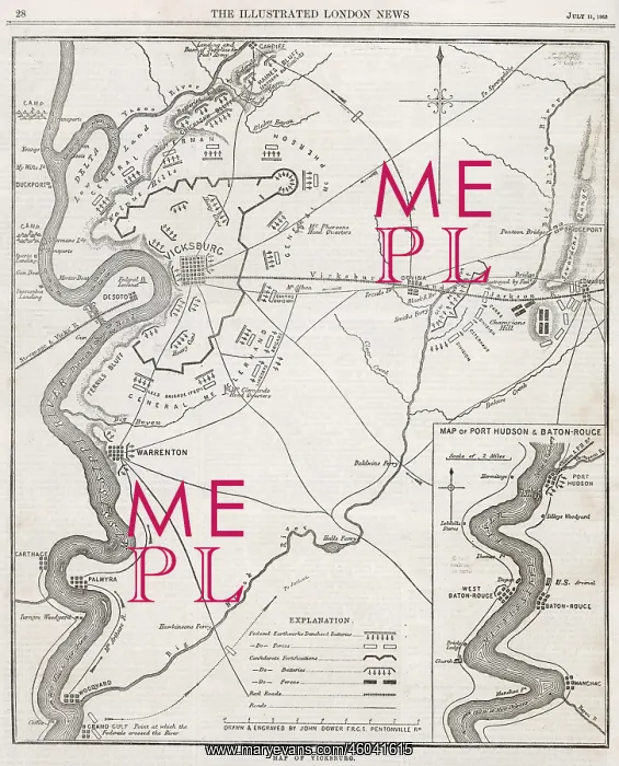 : Map of Vicksburg : Map of Vicksburg