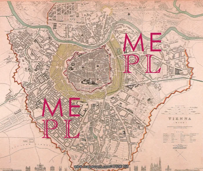 : Map of Vienna 1844 : Map of Vienna 1844