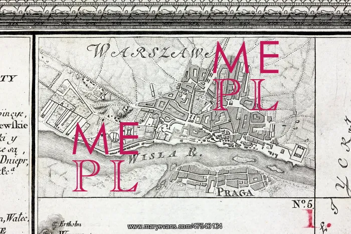  : Map of Warsaw