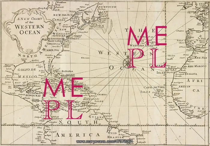: Map of Western Ocean : Map of Western Ocean