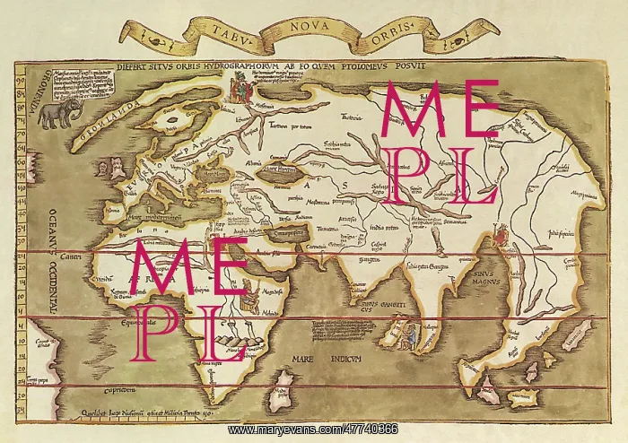 : Map of the World 1535 : Map of the World 1535