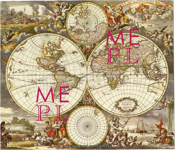 : Map of the World 1670 : Map of the World 1670