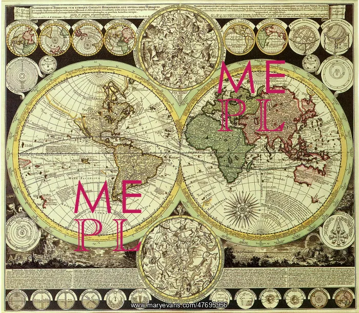 : Map of the World 1700 : Map of the World 1700