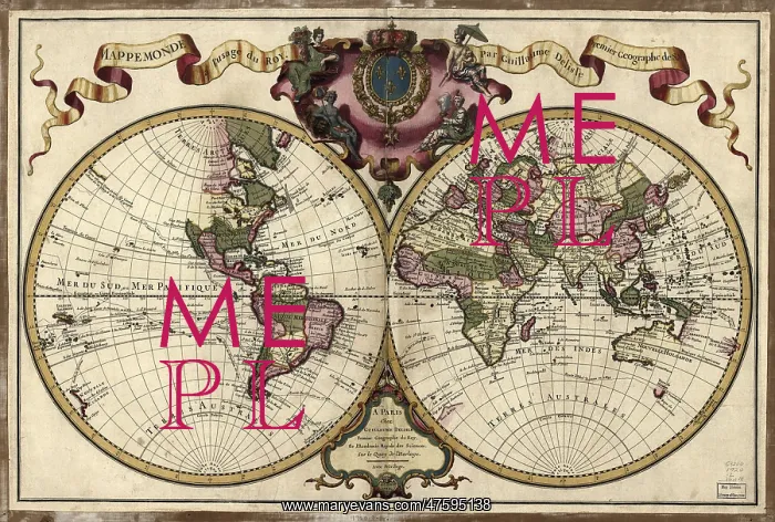 : Map of the World, 1720 : Map of the World, 1720