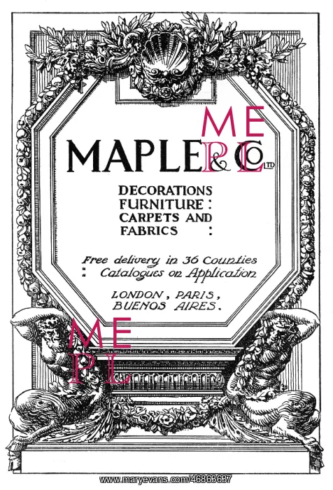 : Maple & Co. advertisement : Maple & Co. advertisement