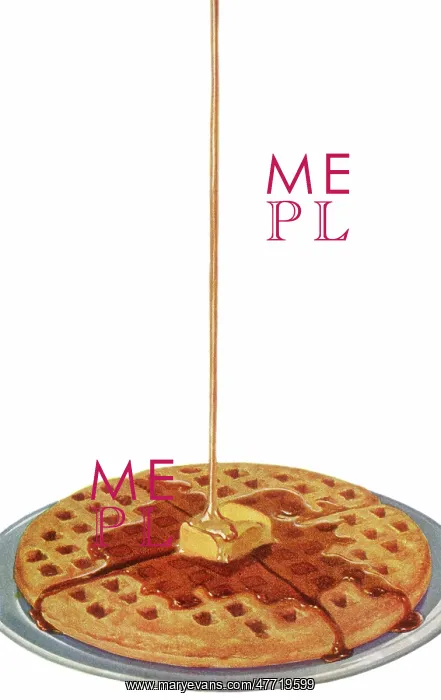 : Maple Syrup on Waffle : Maple Syrup on Waffle