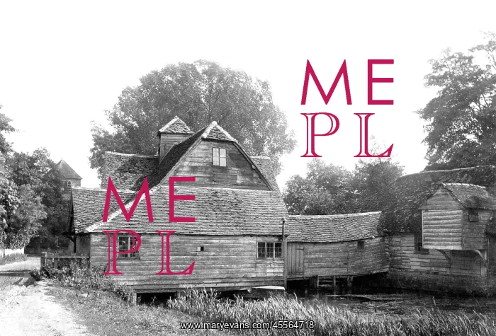  : Mapledurham, the Mill and Church 1890