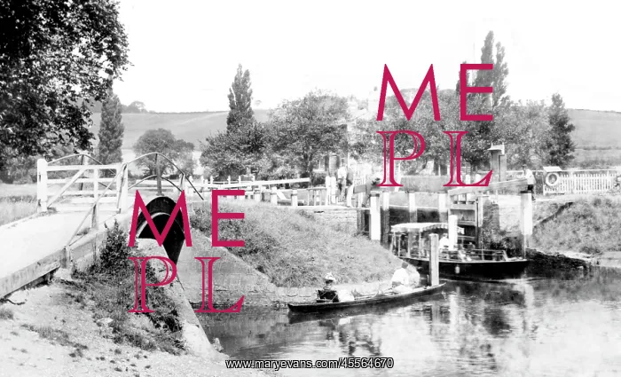  : Mapledurham, the Lock 1890