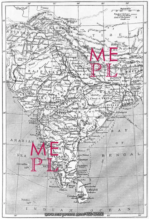  : MAPS / INDIA 1908