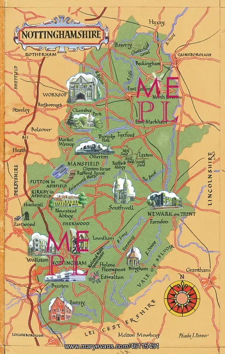  : Maps by P Posner - Nottinghamshire