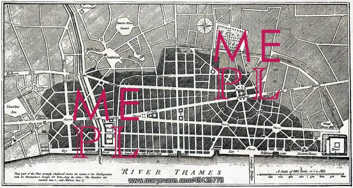 : MAPS WREN'S LONDON : MAPS WREN'S LONDON