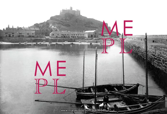  : Marazion, the Harbour and St Michaels Mount 1908